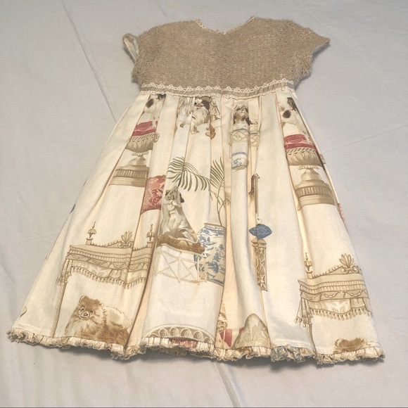 Trish Scully Puppy Dress Scattered with Rhinestones Size 6 - Picture 5 of 10